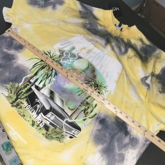 New Boohoo Man Homme Tie Dye T-Shirt 4XL - Picture 11 of 14